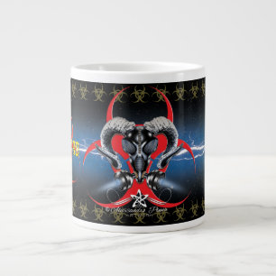 BW! BIOHAZARD WARNING! SKULL LARGE COFFEE MUG