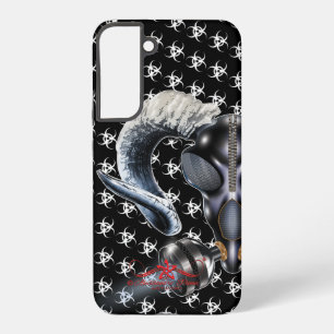 BW! BIOHAZARD WARNING! SKULL SAMSUNG GALAXY CASE
