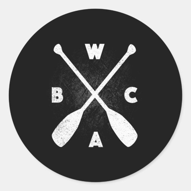 Bwca Boundary Waters Canoe Area Classic Round Sticker (Front)
