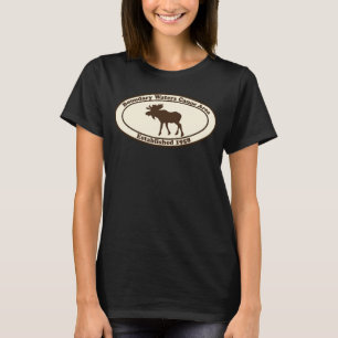 BWCA Boundary Waters Canoe Area Minnesota Moose T-Shirt