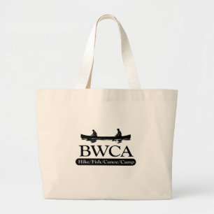 BWCA / Hike Fish Canoe Camp Large Tote Bag