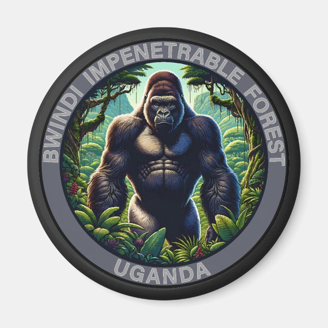 Bwindi Impenetrable Forest Uganda Magnet (Front)