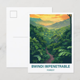 Bwindi Impenetrable Forest Uganda Travel Postcard