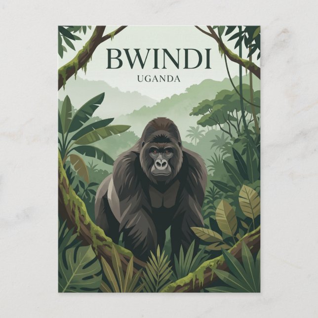 Bwindi Impenetrable National Park Uganda Postcard (Front)