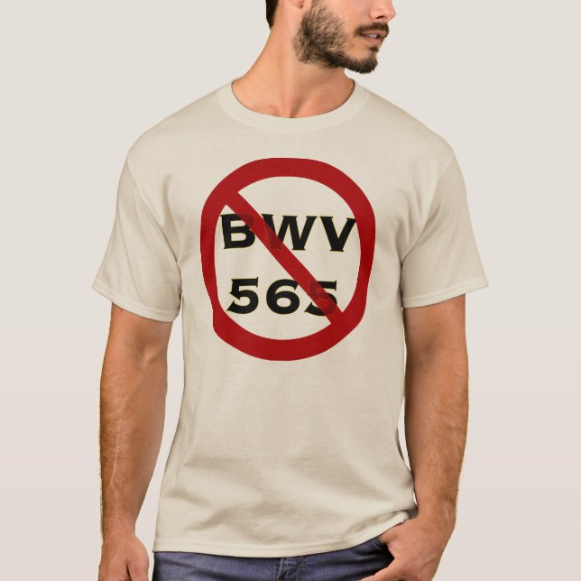 BWV565 forbidden t-shirt (Front)