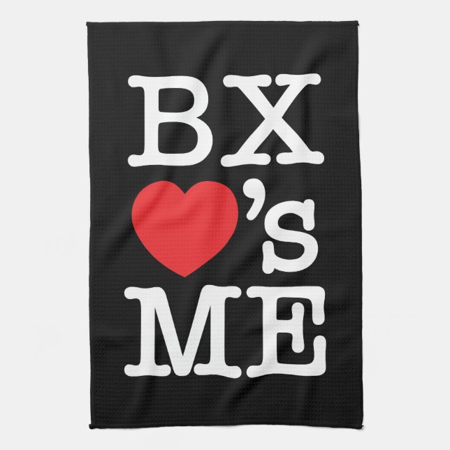 BX ❤'s ME Tea Towel (Vertical)