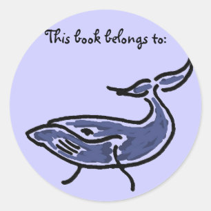 BX- Whale Book sticker