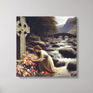 By a Stream 2 Canvas Print