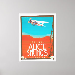 By Air - Alice Springs Australia Canvas Print
