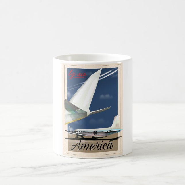 By Air - America Coffee Mug (Center)