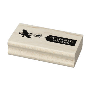 By Air Mail Rubber Stamp