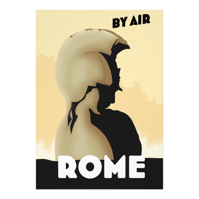 By Air Rome Photo Print (Front)