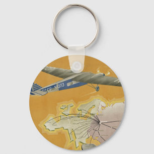 By Air to USSR Key Ring