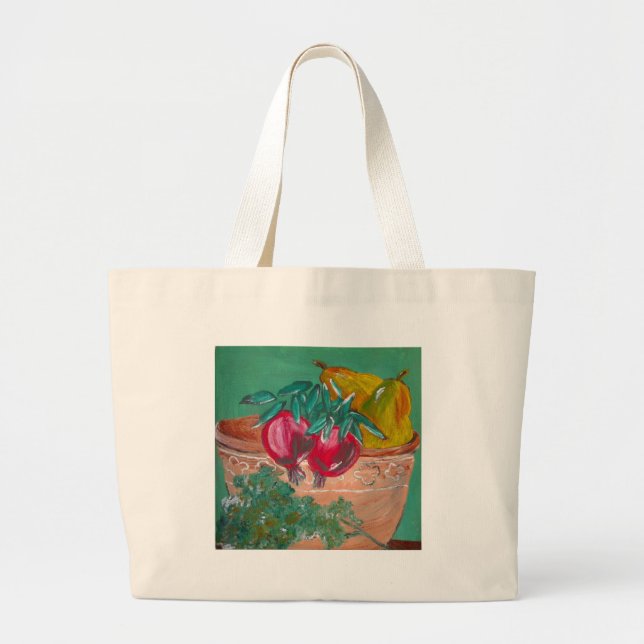 By Artist Julie Anne Butterworth Large Tote Bag (Front)