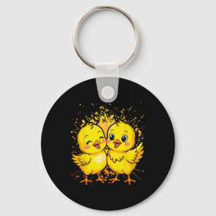By Chicken Chick Farmer Farm Girl  Key Ring