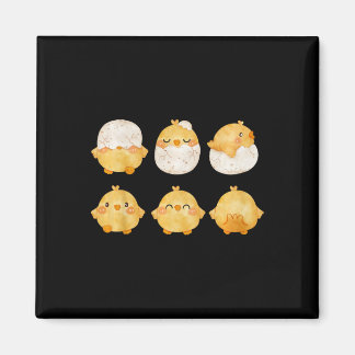 By Chicks Hatching From Eggs Cute Little Chickens  Magnet