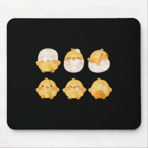 By Chicks Hatching From Eggs Cute Little Chickens Mouse Pad