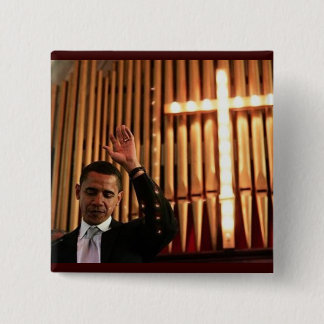 by faith 15 cm square badge