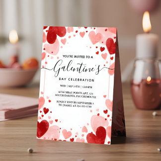 By Love Cute Wife Teen Girl Galentines Day Holiday Invitation