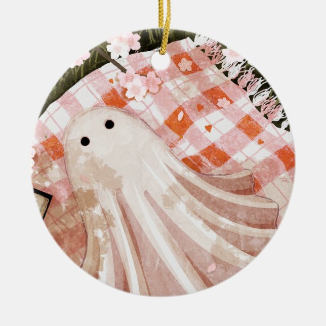 By Myself Hanging Tapestry Ceramic Tree Decoration (Front)