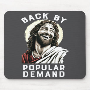 By Popular Easter Jesus Back Demand Christian Mouse Pad