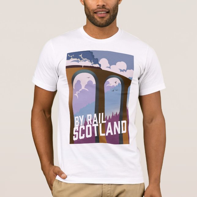 By Rail Scotland T-Shirt (Front)