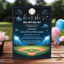 By Team Ball Game Pitch Fun Baseball Gender Reveal