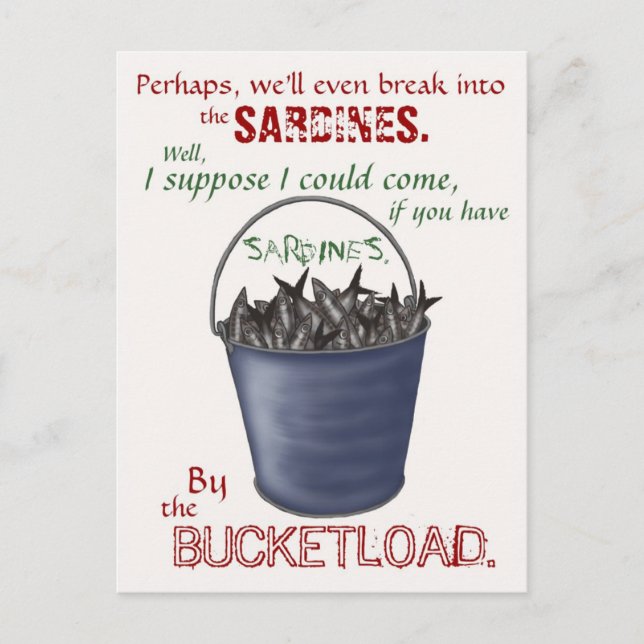 By the Bucketload Postcard (Front)