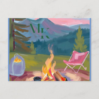 By The Fire Postcard