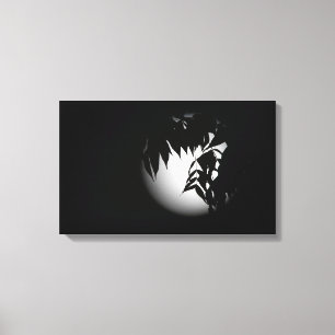 By the light of the moon canvas print