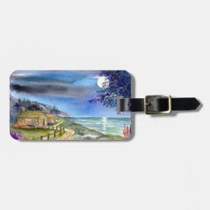 By the light of the silvery moon luggage tag