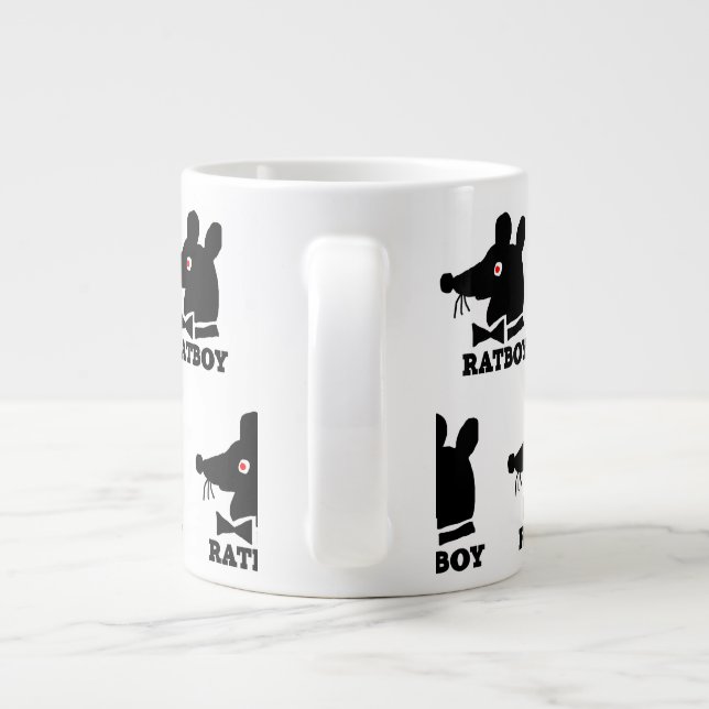 By the Power of Ratboy... Large Coffee Mug (Back)