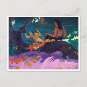 By the Sea by Gauguin Postcard