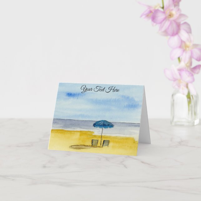 By The Sea Card (Orchid)