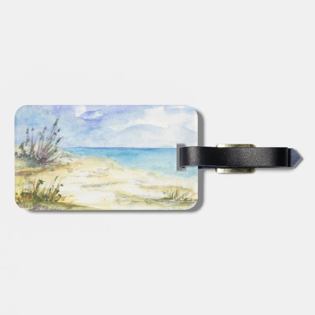 By the Sea Luggage tag (Back Horizontal)