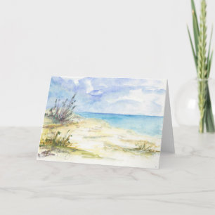 By the Sea Note Card
