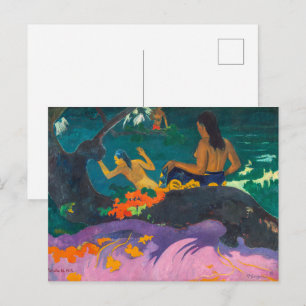 By the Sea Paul Gauguin Postcard