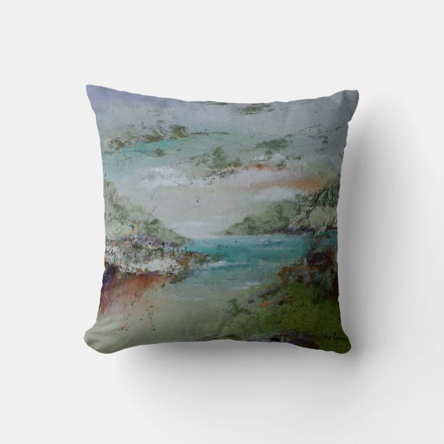 By the Sea Pillow 16 x 16 (Front)