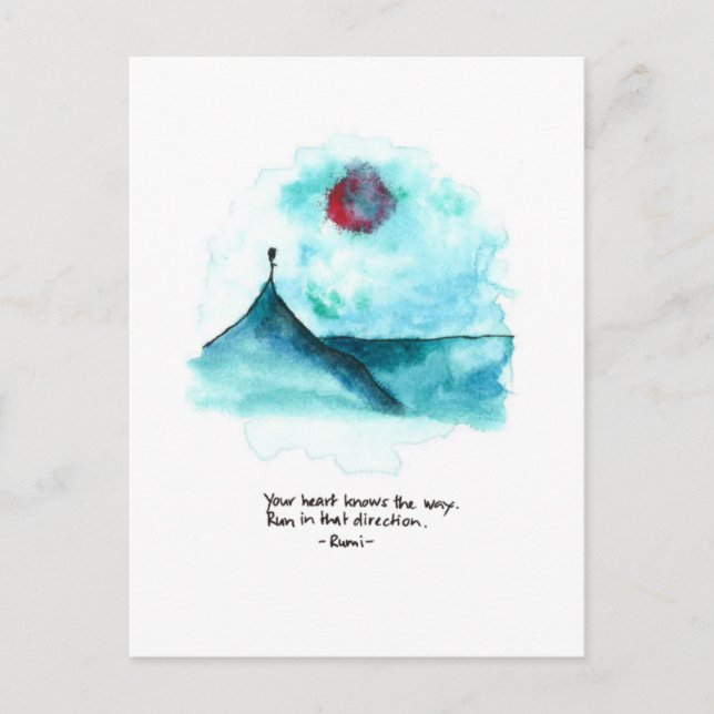 By the sea postcard (Front)