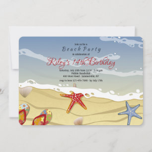 By the Seashore Invitation