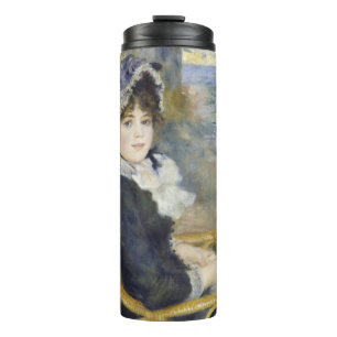 By the Seashore, Oil Painting Portrait, Renoir Thermal Tumbler