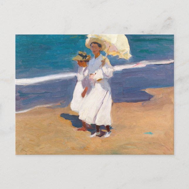 By the Seaside | Joaquín Sorolla Postcard (Front)