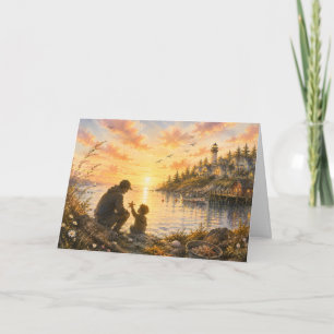 By the Water's Edge Father's Day Card