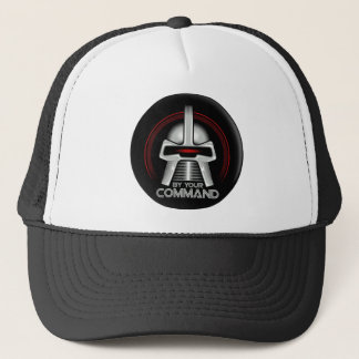 By your command trucker hat