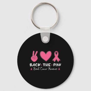 Byck The Pink Ribbon American Flag Breast Cancer A Key Ring