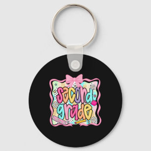 Byck To School Hello Second Grade Team 2nd Grade B Key Ring