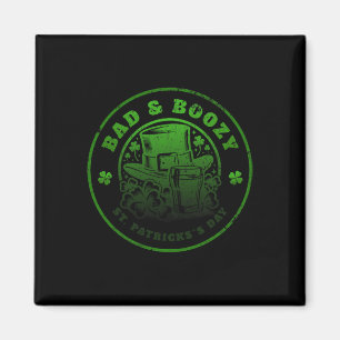 Byd And Boozy St Patricks Day Drinking Shamrock Vi Magnet