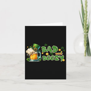 Byd And Boozy St Patricks Day Funny Irish St Paddy Card