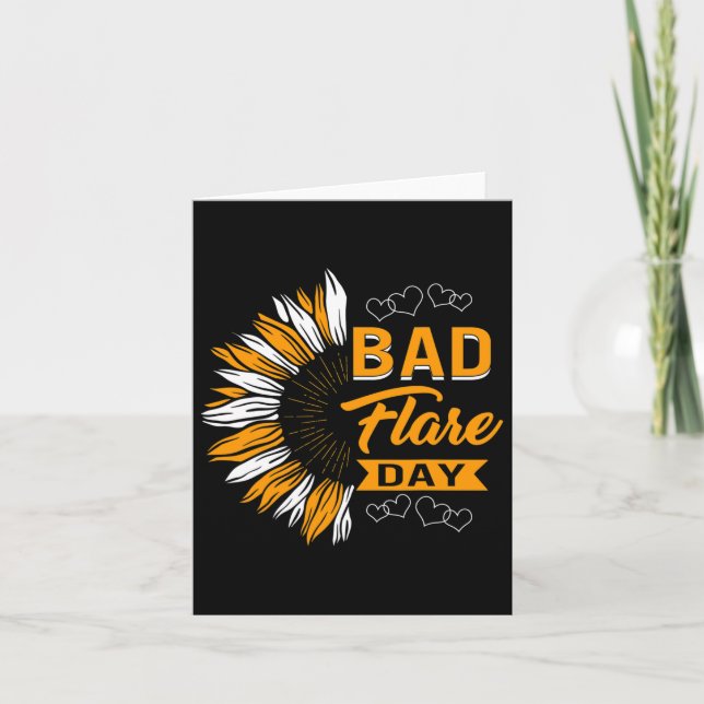 Byd Flare Day Complex Regional Pain Syndrome Aware Card (Front)