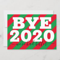 Bye 2020 We've had better